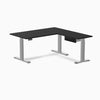 Desky Eco L-Shape Melamine Standing Desk With Drawer detail view 16