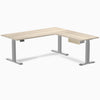 Desky Eco L-Shape Melamine Standing Desk With Drawer detail view 51