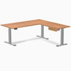 Desky Eco L-Shape Melamine Standing Desk With Drawer detail view 41