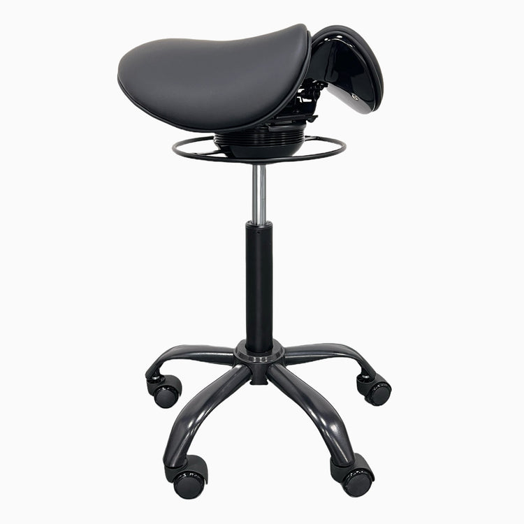 Move ergonomic saddle chair in black