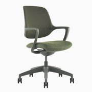 Green low back office chair 