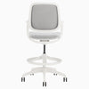 Evoque low back office chair in white