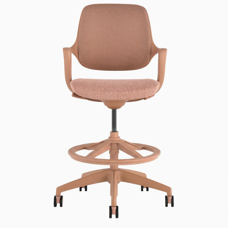 Desky Evoque Low Back Office Chair-Chair-Desky-Peach-Yes-DeskyÌâå¨ Australia