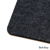 Desky Felt/Cork Coaster dark grey