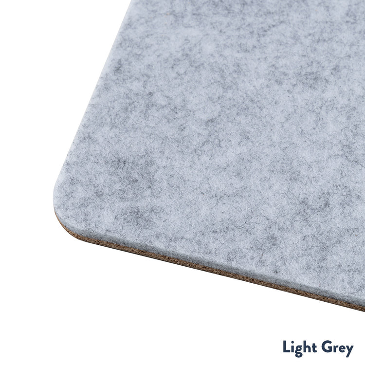 Desky Felt/Cork Coaster light grey