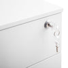 Desky GO Slimline Steel Mobile Pedestal White -DeskyÌâå¨