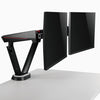 Desky dual LED gaming monitor arm