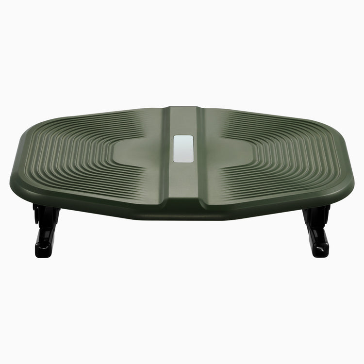 rippled green foot rest