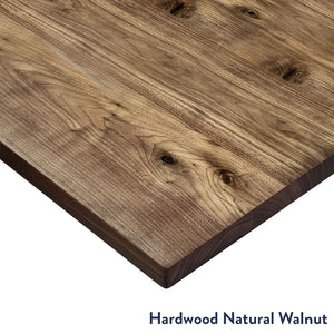 Desky Natural Walnut Hardwood Desktop