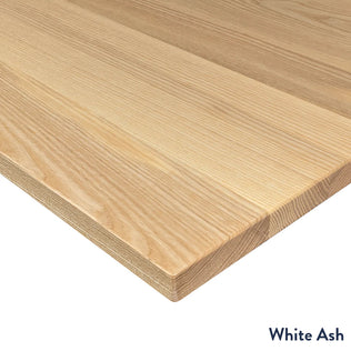 Desky White Ash Hardwood Desktop