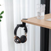 Corner foldable headphone hanger