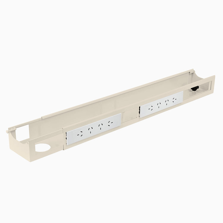 Desky Integrated Cable & Power Channel