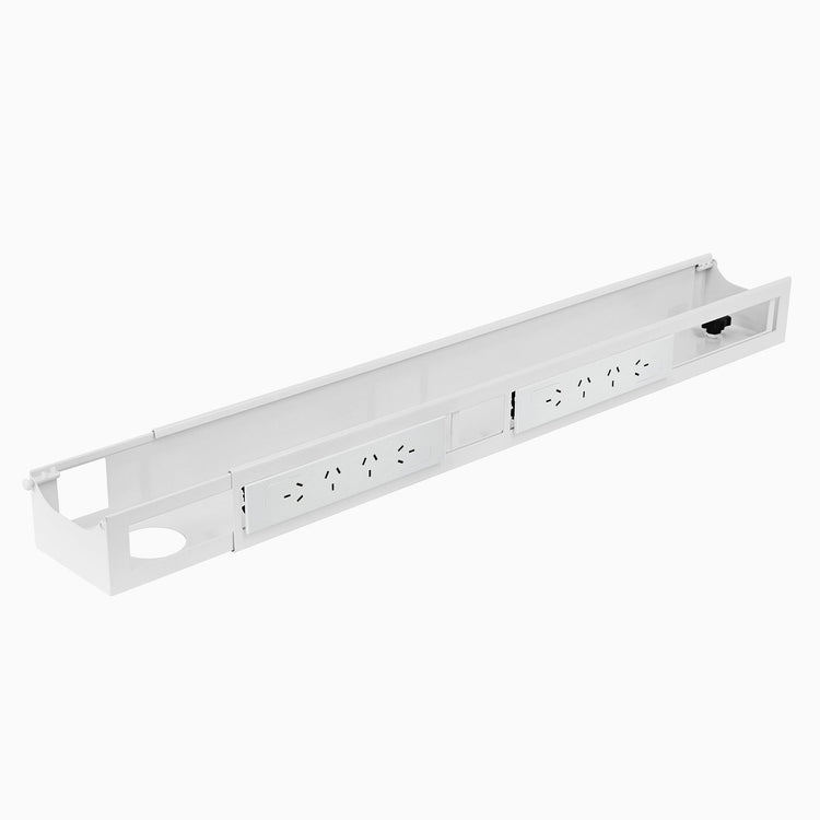 Desky Integrated Cable & Power Channel