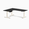 Desky Sigma L-Shape Gaming Desk With Drawer, Wheat frame