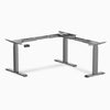 Desky L-shape Electric Desk Frame Space Grey - Desky