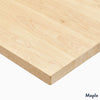 Maple Desk finish corner shot Desky