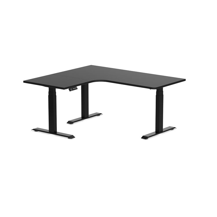 Desky Sigma L-Shape Gaming Desk-Matte Black Desky®