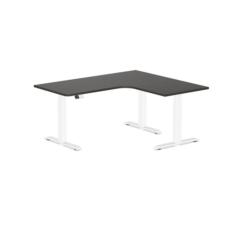 L-Shape Melamine Sit Stand Desk