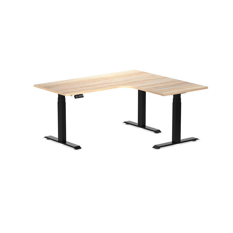 L-Shape Melamine Sit Stand Desk