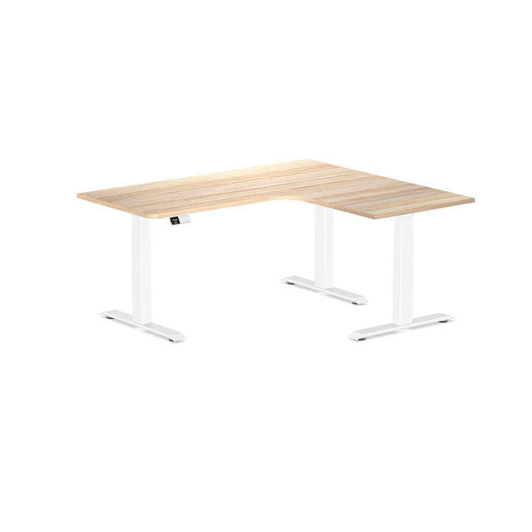 L-Shape Melamine Sit Stand Desk