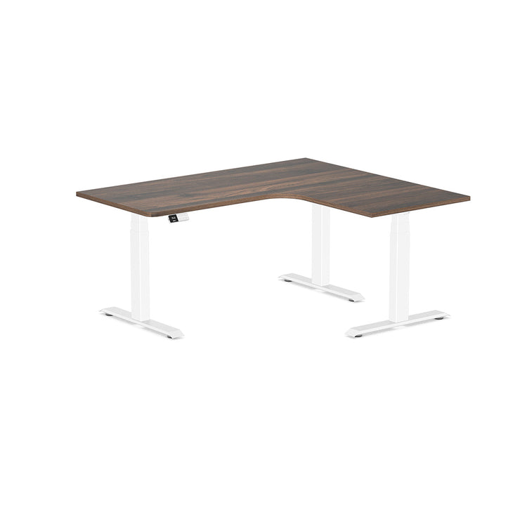 L-Shape Melamine Sit Stand Desk