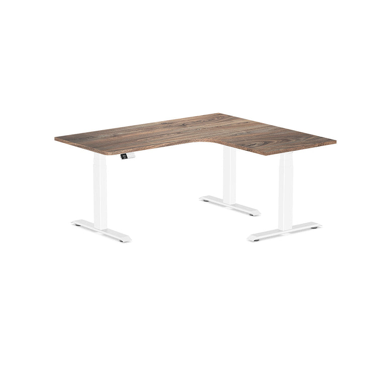 L-Shape Melamine Sit Stand Desk