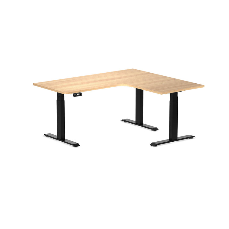 L-Shape Melamine Sit Stand Desk