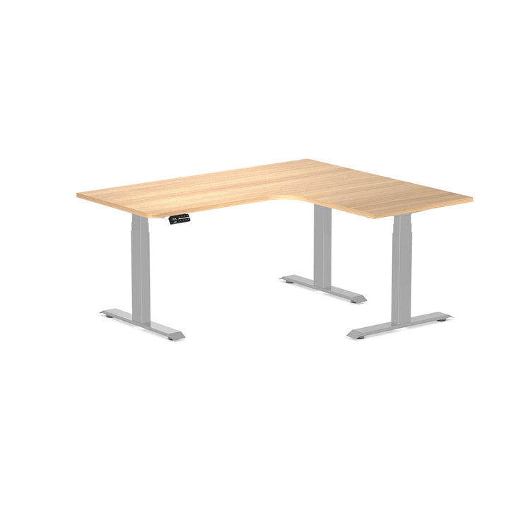 L-Shape Melamine Sit Stand Desk