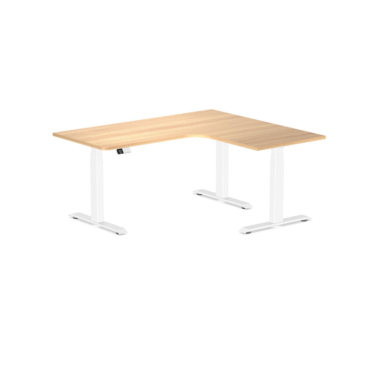 L-Shape Melamine Sit Stand Desk