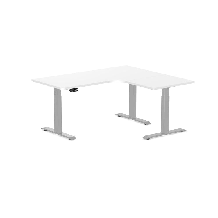 L-Shape Melamine Sit Stand Desk