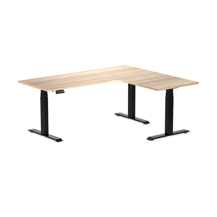 L-Shape Melamine Sit Stand Desk