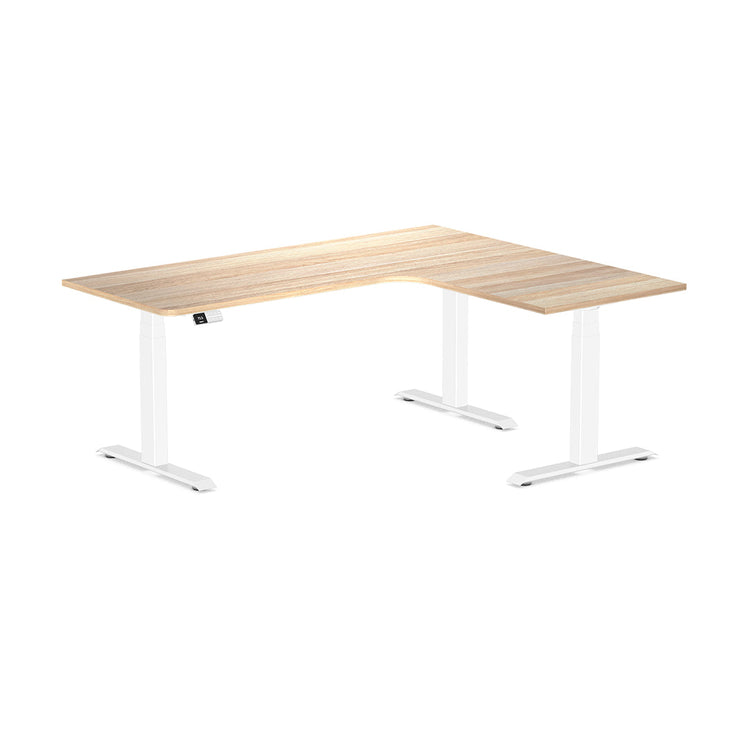 L-Shape Melamine Sit Stand Desk