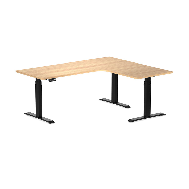 L-Shape Melamine Sit Stand Desk