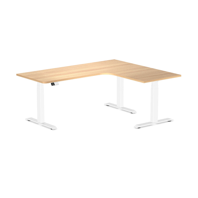 L-Shape Melamine Sit Stand Desk