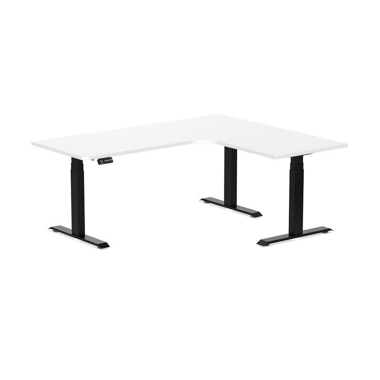 L-Shape Melamine Sit Stand Desk