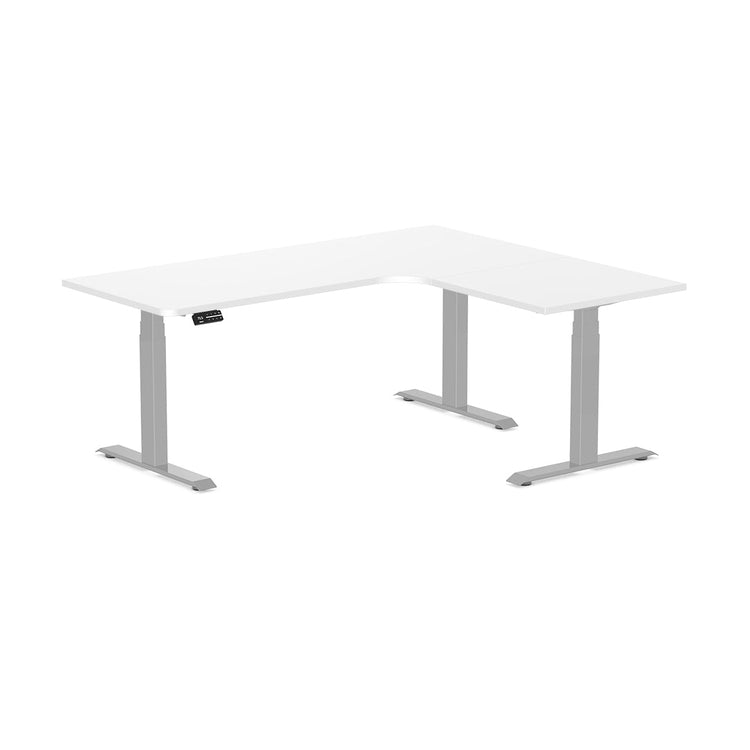 L-Shape Melamine Sit Stand Desk