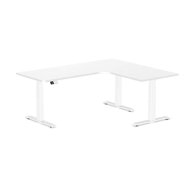 L-Shape Melamine Sit Stand Desk