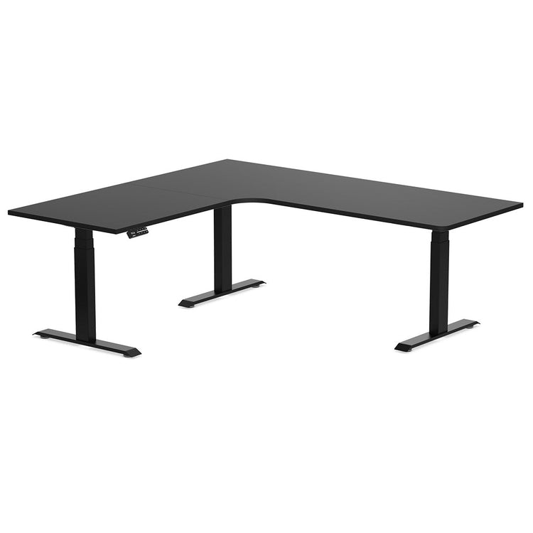 Desky Sigma L-Shape Gaming Desk-Matte Black Desky®