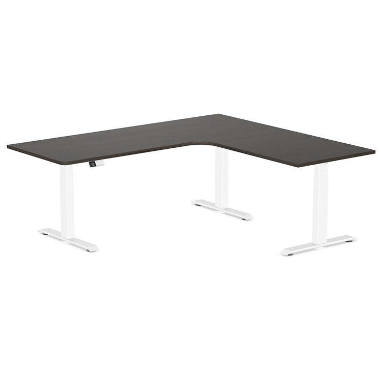 L-Shape Melamine Sit Stand Desk