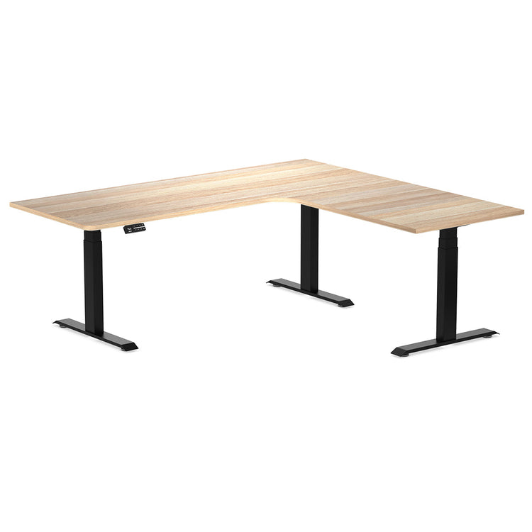 L-Shape Melamine Sit Stand Desk