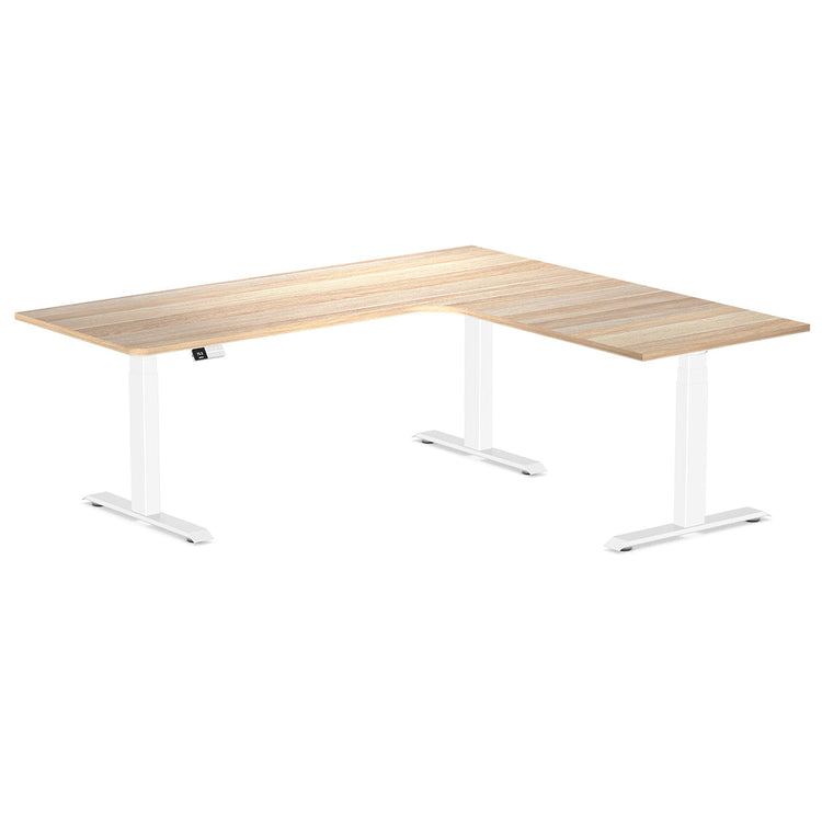 L-Shape Melamine Sit Stand Desk