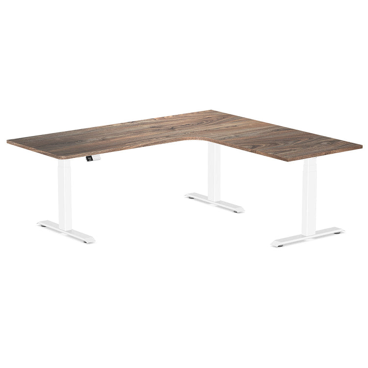 L-Shape Melamine Sit Stand Desk