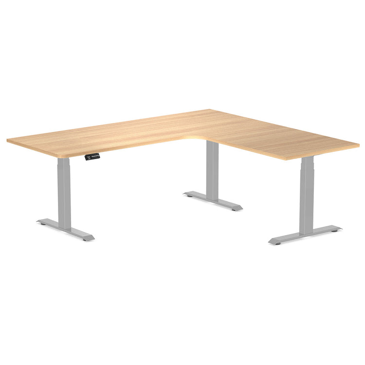 L-Shape Melamine Sit Stand Desk