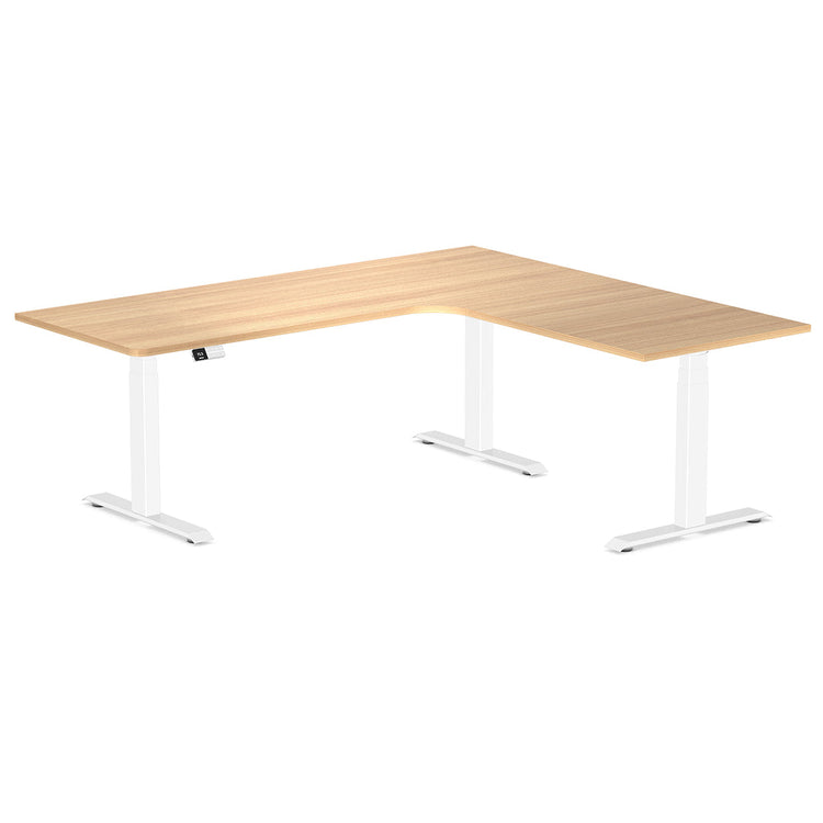 L-Shape Melamine Sit Stand Desk