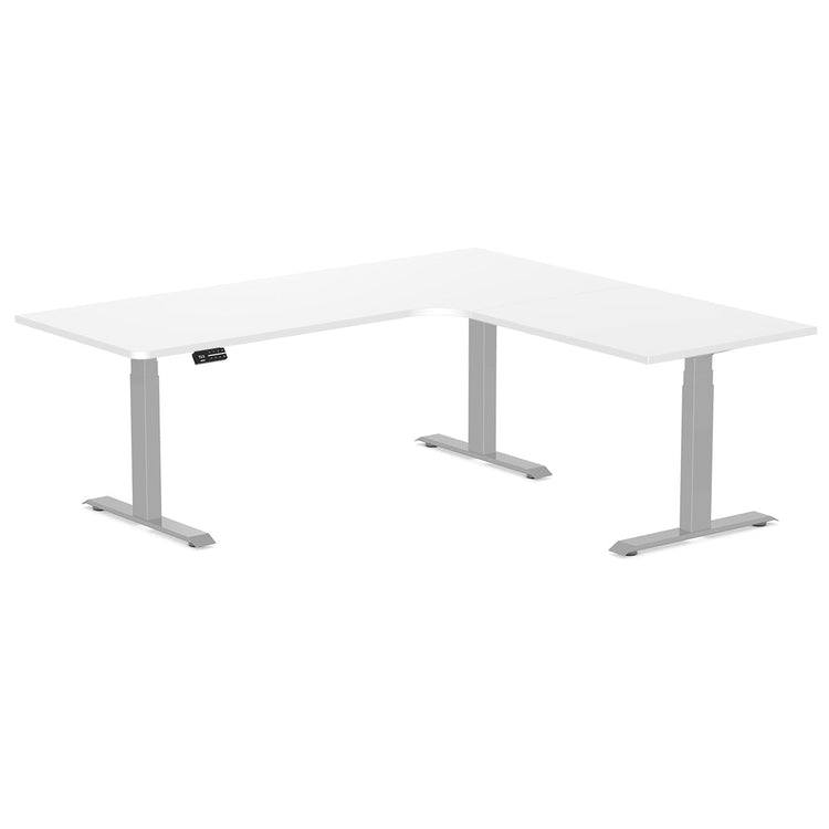 L-Shape Melamine Sit Stand Desk