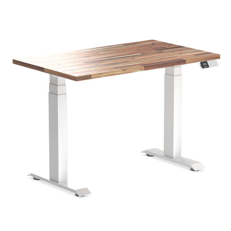 dual mini softwood height adjustable desk