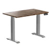 Desky Dual Mini Hardwood Sit Stand Desk-Natural Walnut Desky®