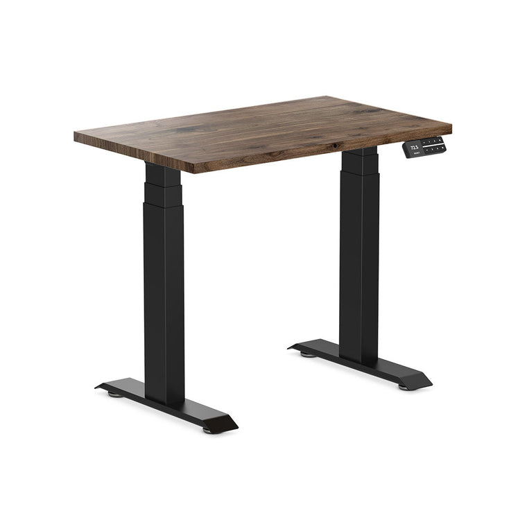 Desky Dual Mini Hardwood Sit Stand Desk-Pheasantwood Desky®