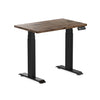 Desky Dual Mini Hardwood Sit Stand Desk-Natural Walnut Desky®