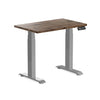 Desky Dual Mini Hardwood Sit Stand Desk-Natural Walnut Desky®